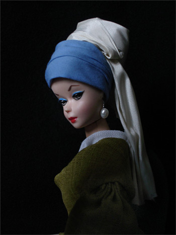 Barbie et Vermeer, peintre